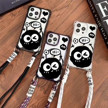 hi煤球 四角防摔 挂繩殼 磁吸充電  適用 iPhone 17 16 16e 15 14 13 12 11 保護殼