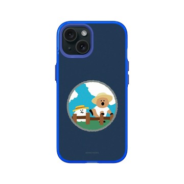 iPhone 15 Clear 激光藍 - Dinotaeng - 田園觀察日記 - 翻過圍籬