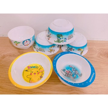 佳佳玩具 ----- 正版授權 卡通 寶可夢 皮卡丘 多拉A夢 變形金剛 美耐皿 餐具 餐碗 湯碗 【】
