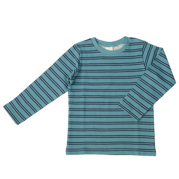 akachan honpo - 長袖休閒上衣-圖案-藍色