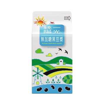冷藏-統一陽光無加糖黑豆漿400ml_廠商直送