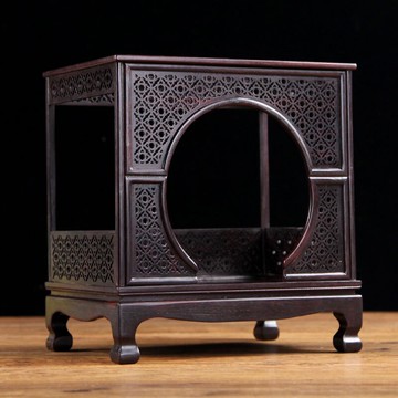紅木雕刻工藝品擺件明清古典微縮模型家具月門床紫檀木小家具擺件