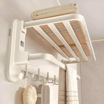 韻潔雅 吸盤毛巾架 免打孔浴室置物架 轉角架 三角架 掛勾 衛生紙架 馬桶置物架 壁挂置物架 衛浴收納浴室配件