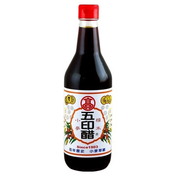 高記 調理五印醋 100%純米麥釀造  520ml  1瓶