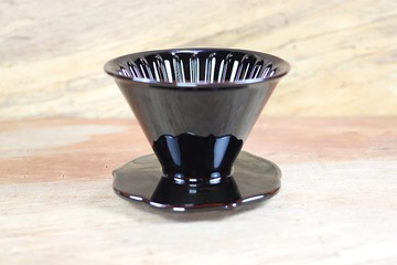 【送禮好物】50度角濾杯 自然釉咖啡濾杯 鵲黑 鶯歌燒