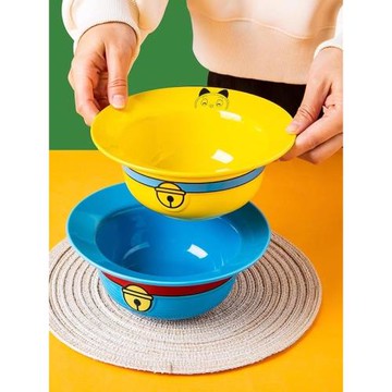 哆啦A夢碗家用2025新款景德鎮陶瓷碗兒童碗米飯碗湯面碗日式餐具