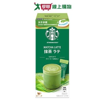 星巴克特選抹茶拿鐵(24g*4入/盒)【愛買】