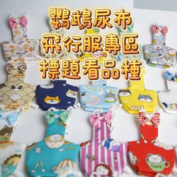 香濃❤『亞馬遜/小葵花/鴿子/迷你金剛/亞歷山大/成年斑鳩/粉巴/戈芬氏』現貨鸚鵡飛行衣尿布衣鳥衣服鸚鵡衣服