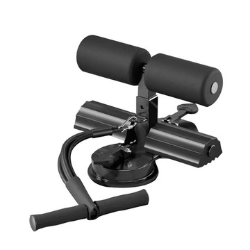 麥克健身 仰臥起坐輔助器 黑色 雙吸盤+拉繩