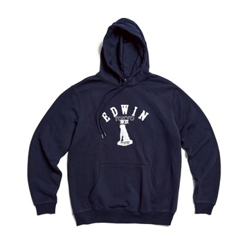 EDWIN｜中性｜東京忠犬長袖連帽T恤