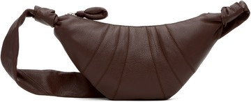 LEMAIRE 棕色小号 Croissant 单肩包