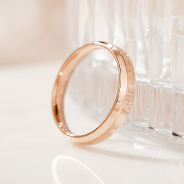 [鈦鋼]MARIGOLD BE THE CHANGE西德鋼戒指【KMD675】-玫瑰金/銀