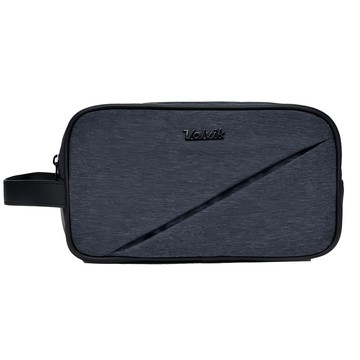 Volvik 新款 雙拉鍊 雙層拉鍊 化妝包 VAHPPC  26 x 9 x 15cm  海軍藍  1個
