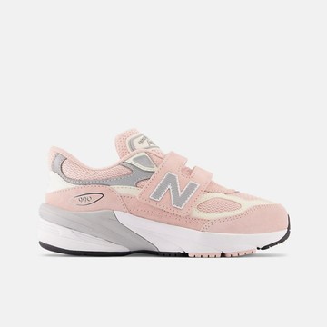 New Balance 990 V6 [PV990PK6] 中童 休閒鞋 運動 復古 W楦 魔鬼氈 舒適 透氣 雲霧粉