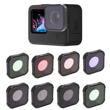 CPL偏光鏡ND減光鏡潛水 抗光害濾鏡運動相機配件適用GOPRO 9 GP10