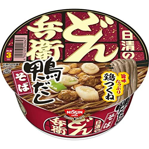 日清食品 日清のどん兵衛 鴨だしそば カップ麺 105g×12個