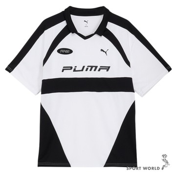 Puma 短袖上衣 男裝 Polo衫 白黑【運動世界】63124202