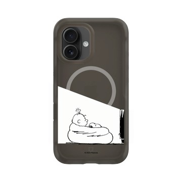 iPhone 16 AirX 本質黑 - 史努比 Snoopy - Snoopy&Charlie Brown追劇時間