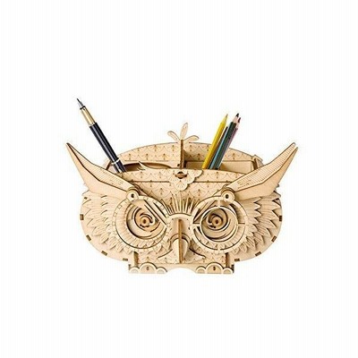 3dパズル 色付き可能 顔料含めない ウッドパズル 暇つぶしおもちゃ 脳トレ 子供向け 大人向け おもちゃ 知育玩具 木製パズル フクロウペン立て 通販 Lineポイント最大get Lineショッピング