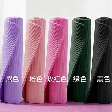 台灣熱賣瑜伽墊加厚防滑加寬成人男女健身瑜珈185純色nbr瑜伽墊跨0715 FNQ3