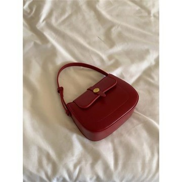 osun 韓版簡約復古小眾ins百搭小手提包女休閑單肩斜挎小包包女