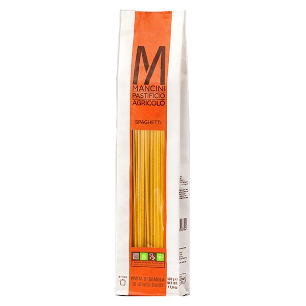 パスタ マンチーニ スパゲッティ 2.2mm 500g Mancini 食品 包装不可