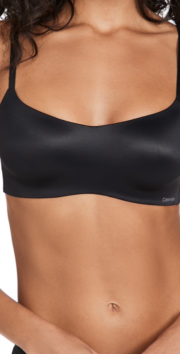 Calvin Klein Underwear Calvin Klein Liquid Touch Lightly Lined Bralette Black001 36D