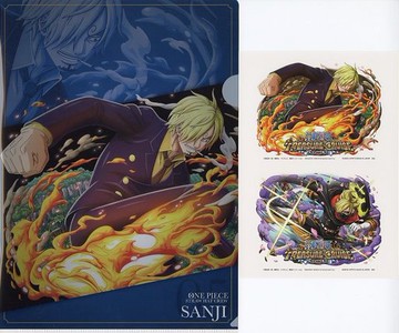 香吉士文件夾&不干膠SET-Treasure Cruise-一番賞航海王One Piece with航海王One Piece TREASURE CRUISE Vol.2G獎