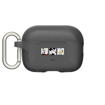 AirPods Pro 2 AirPods Case 黑 - 迪士尼-米奇 Mickey - 拍照囉-米奇與高飛/唐老鴨
