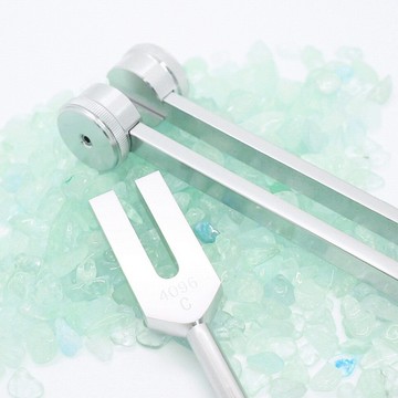 136.1Hz OM 音叉+ 4096Hz 水晶音叉組合