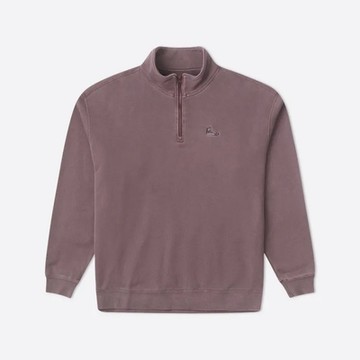 CONVERSE SNEAKER PATCH 1/2 ZIP 半開襟上衣 男女 紫色_10027558-A03