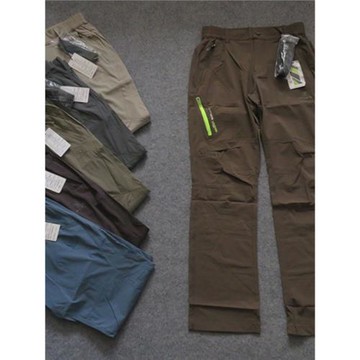 春秋男士休閑長褲夏季薄款直筒寬松彈力速干褲子男戶外登山87020