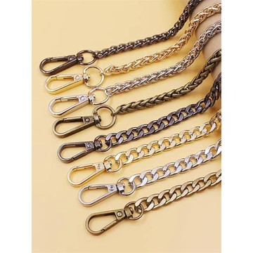 包包鏈條單買配件包包鏈子金屬鏈條單肩斜挎小背包帶子百搭寬鐵鏈