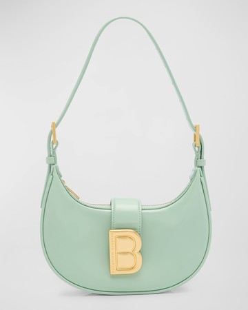Luna Zip Leather Shoulder Bag