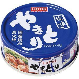 「ホテイフーズ」　やきとり塩味　70ｇ　6缶セット