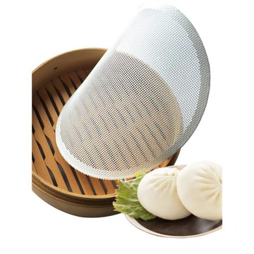 德國進口硅膠制蒸籠墊無毒不沾墊蒸包子饅頭屜布烤箱披薩撻干果墊
