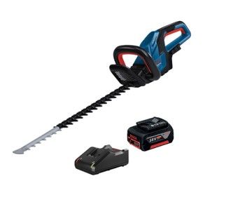 [ 家事達 ]BOSCH-GHE 18V-60 免碳刷 雙刃 修離機 18V (2.0 雙電版 含充電器及電池)