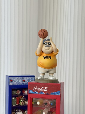 籃高手真香社Q版安西教練投籃姿勢創意模型擺件動漫周邊GK手辦