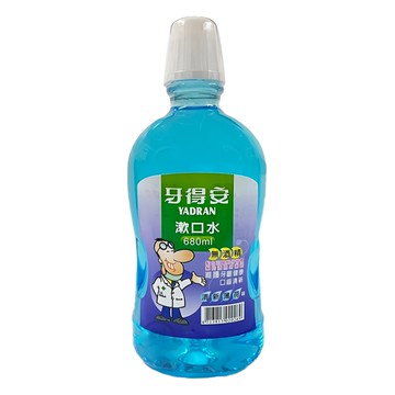 牙得安 薄荷殺菌漱口水  680ml  1瓶