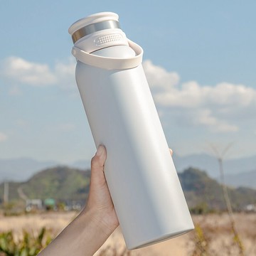 大容量保溫杯男女士高顏值不銹鋼水杯便攜學生簡約泡茶杯子1000ML