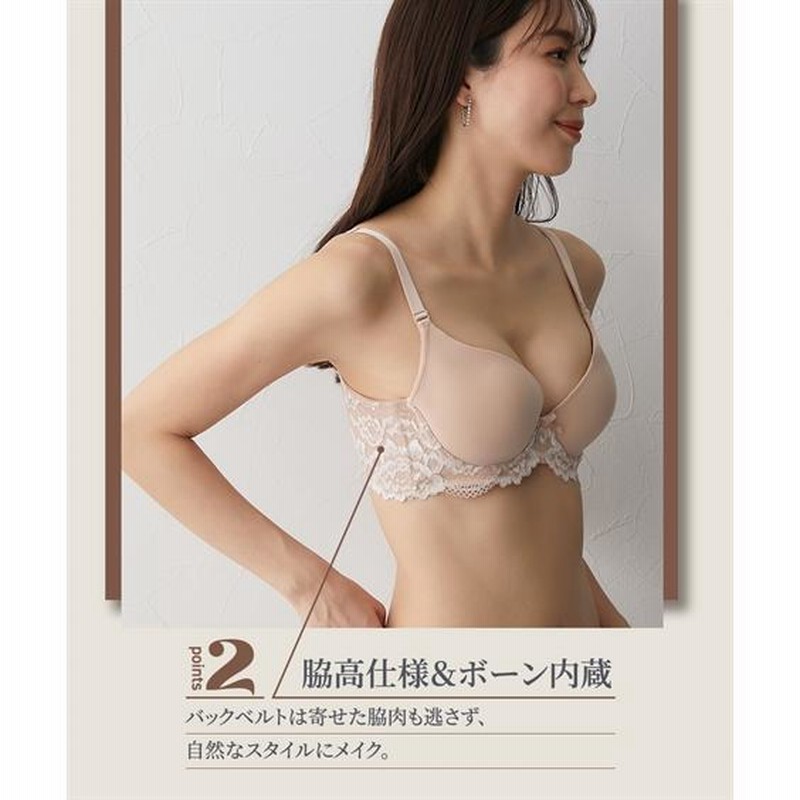 売れ筋介護用品も！ ワコール トレフル 高級ブラジャー F65 新品 匿名配送 下着・アンダーウェア