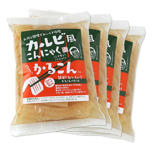 カルビ風こんにゃく かるこん 180g×4 クマガエ  送料無料