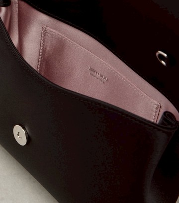 Jimmy Choo Soft Bow Mini embellished satin clutch