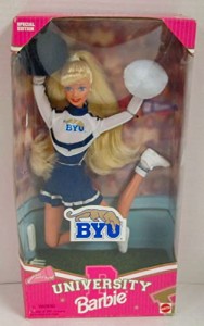 バービー バービー人形 大学 BYU University Barbie Cheerleader