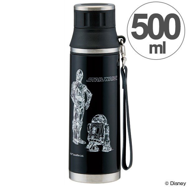 在庫限り 入荷なし 水筒 スターウォーズ Star Wars 直飲み ステンレスマグボトル 500ml ストラップ付き ステンレスボトル 保 通販 Lineポイント最大0 5 Get Lineショッピング