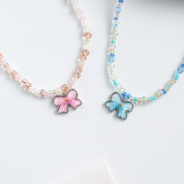 甜甜蝴蝶項鍊(J042L6U03BZ) - JUJURY