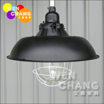 LOFT 工業風 玻璃 有蓋 有網 搪瓷防爆吊燈 可裝100瓦燈泡 LC038