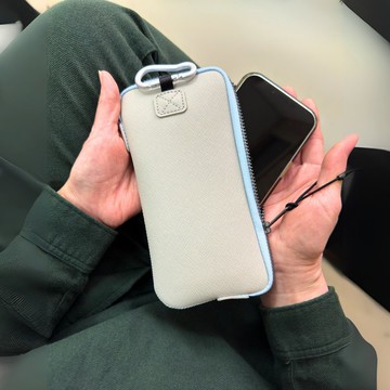 手機保護套 輕量設計 大拉鍊開口 內袋 附勾釦好攜帶, 各機型通用
