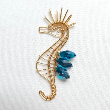 海馬項鍊墬 (不附鍊條)