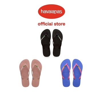 Havaianas 哈瓦仕 Slim Brasil  拖鞋 夾腳拖 國旗 女鞋 共3色